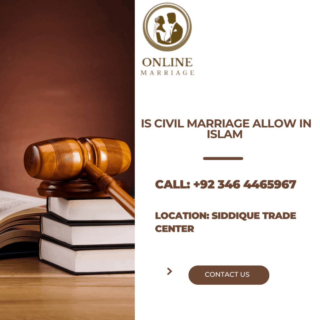 Is Civil Marriage Allow in Islam